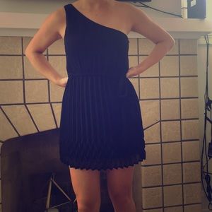 Black One Shoulder Dress